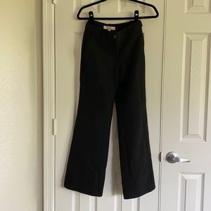 Loft Julie Curvy Fit Black Dress Pants 00P